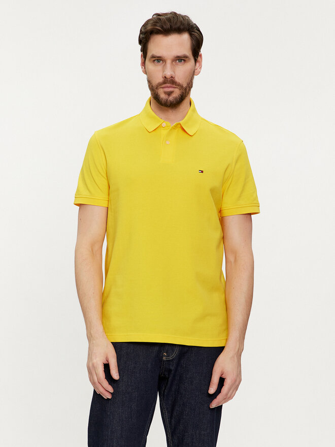 Tommy Hilfiger Tommy Hilfiger Polo marškinėliai 1985 MW0MW17770 Geltona Regular Fit