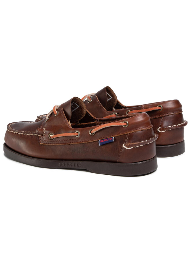 Sebago Mocasines Sebago Docksides Portland Waxed 70000G0 Marrón