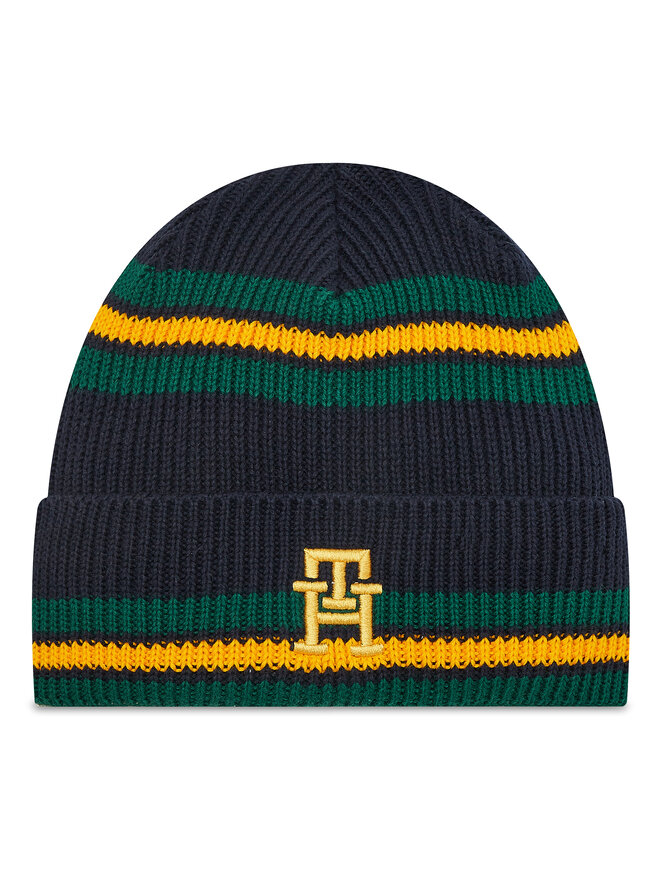 Tommy Hilfiger Mütze Tommy Hilfiger Monogram AU0AU01597 Dunkelblau