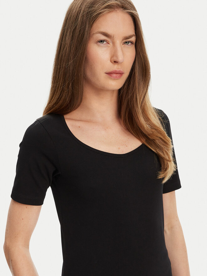 United Colors Of Benetton United Colors Of Benetton Póló 3FJHD401P Fekete Slim Fit