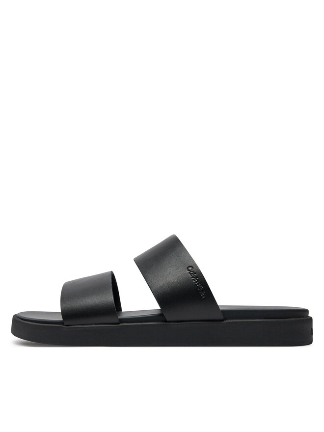 Calvin Klein Klapki Calvin Klein Double Strap HM0HM01414 Czarny