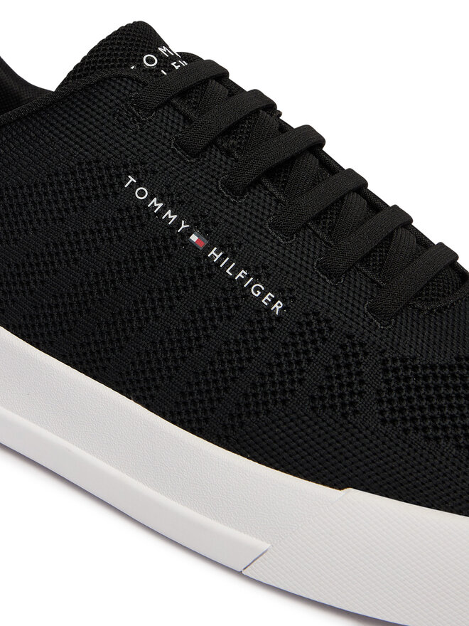 Tommy Hilfiger Sneakers Tommy Hilfiger Th Court Knit FM0FM05823 Schwarz