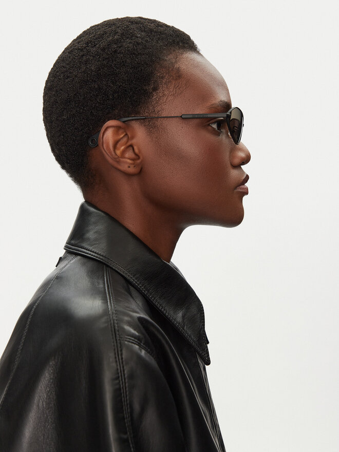 JACQUEMUS Okulary przeciwsłoneczne JACQUEMUS JAC68C2SUN Czarny