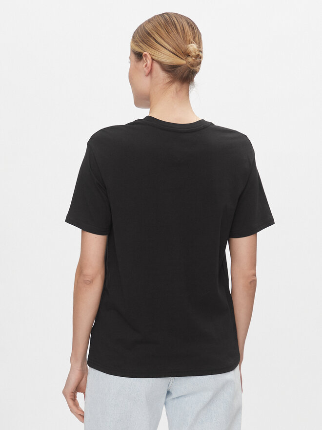 Tommy Jeans Tommy Jeans T-Shirt Tjw Rlx New Linear Tee DW0DW17836 Μαύρο Relaxed Fit