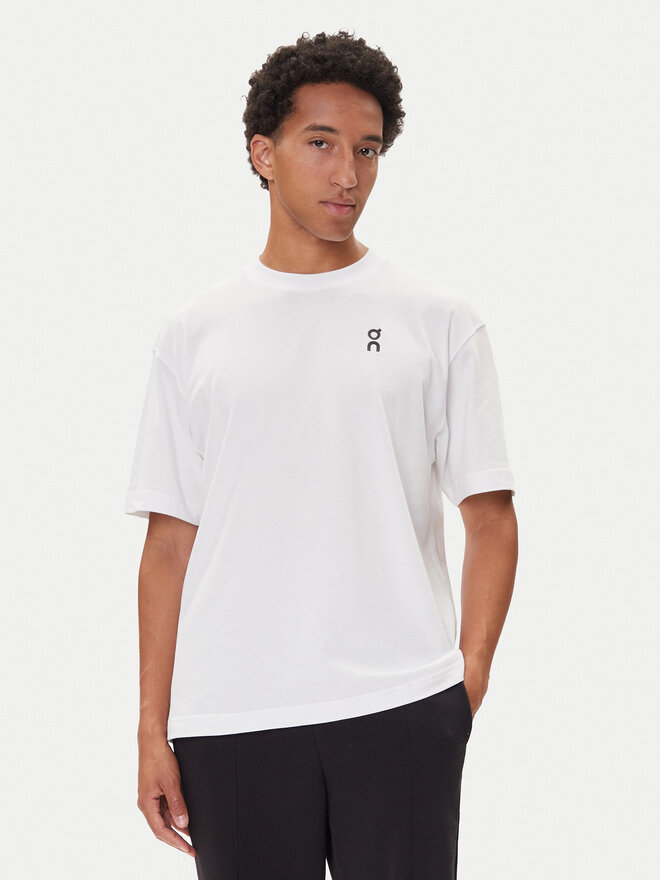 On On Camiseta Club-T 1ME1005 Blanco Relaxed Fit