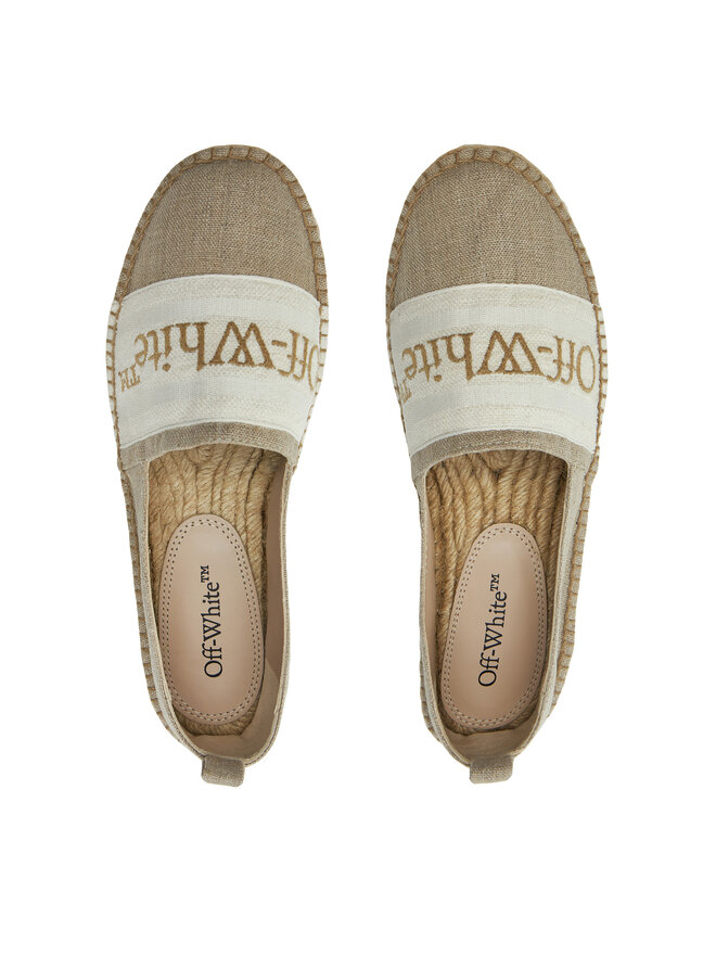 Off-White Alpargatas Off-White OWIB014S23FAB0016161 Beis