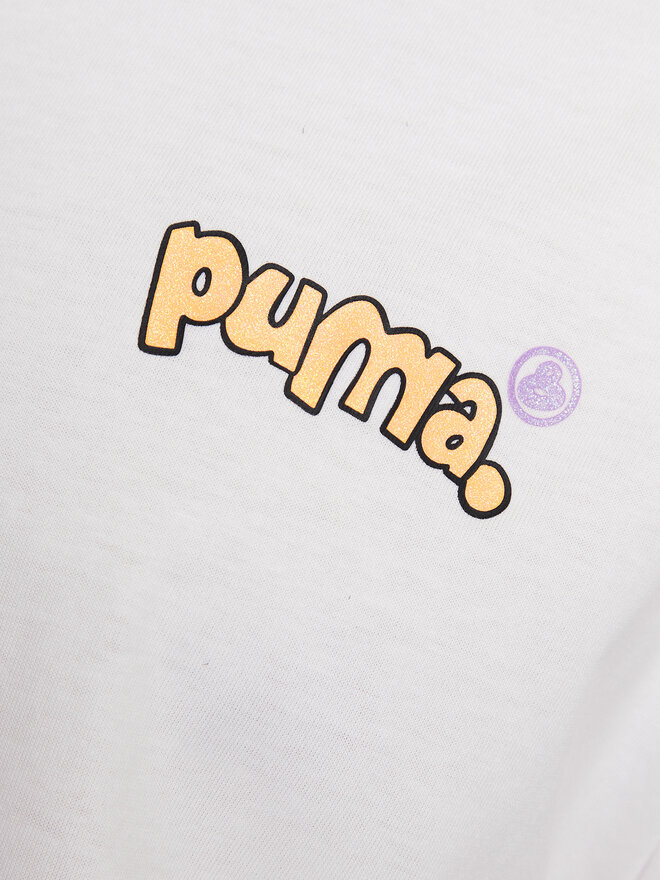 Puma Puma T-Shirt 8ENJAMIN 539821 Weiß Relaxed Fit