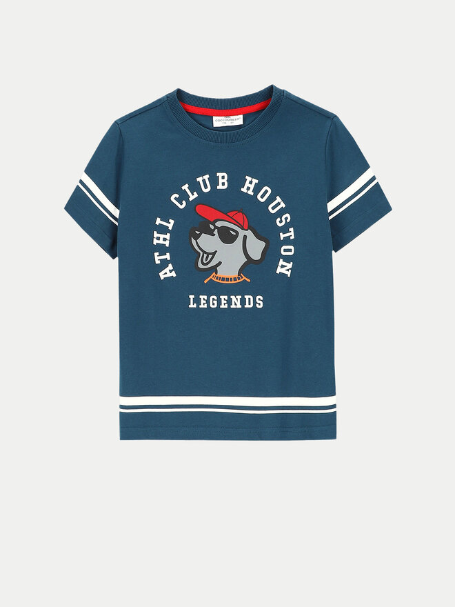 Coccodrillo Coccodrillo T-shirt ZC4143202ABK Plava Regular Fit