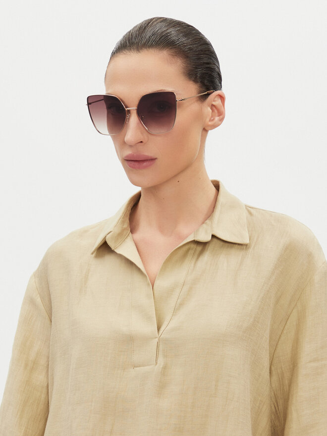 JENNY Okulary przeciwsłoneczne JENNY 4WF-005-SS25 Brązowy