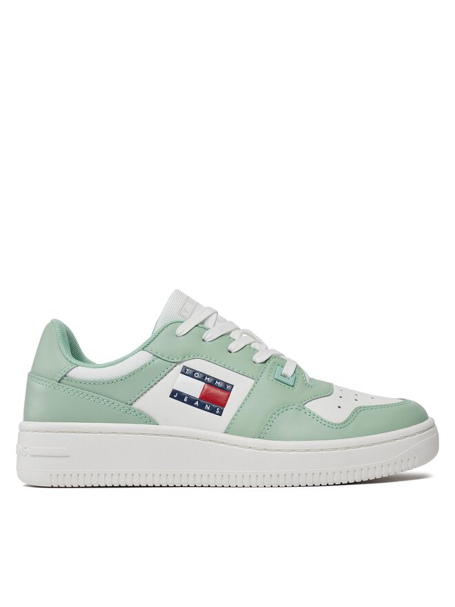 Tommy Jeans Tenisice Tommy Jeans Tjw Retro Basket Ess EN0EN02505 Zelena