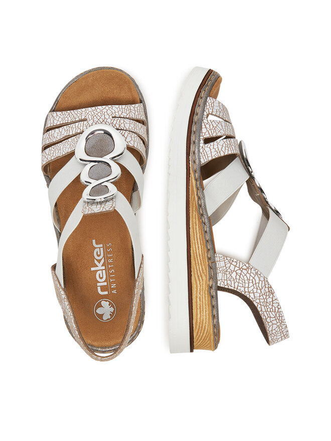 Rieker Sandalen Rieker 679L4-80 Weiß