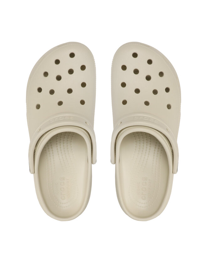 Crocs Шльопанці Crocs Classic Platform Clog W 206750 Бежевий