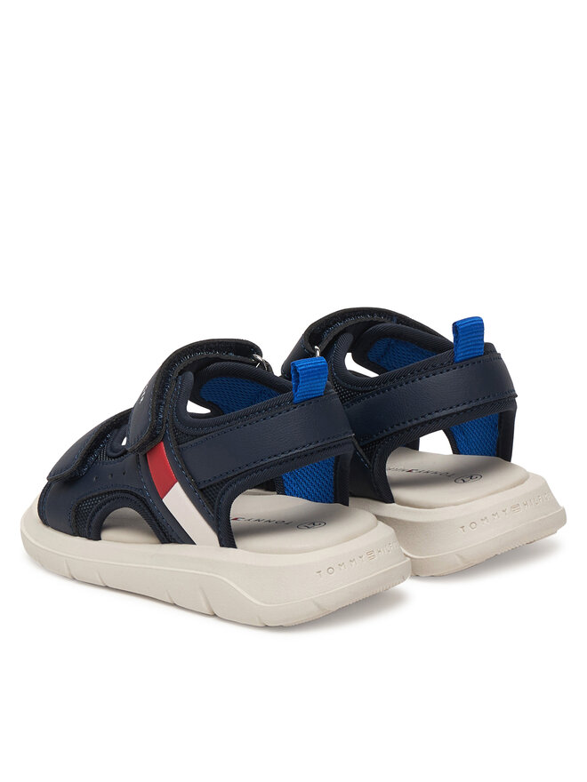 Tommy Hilfiger Sandalen Tommy Hilfiger Velcro Sandal T1B2-34386-1591 Dunkelblau