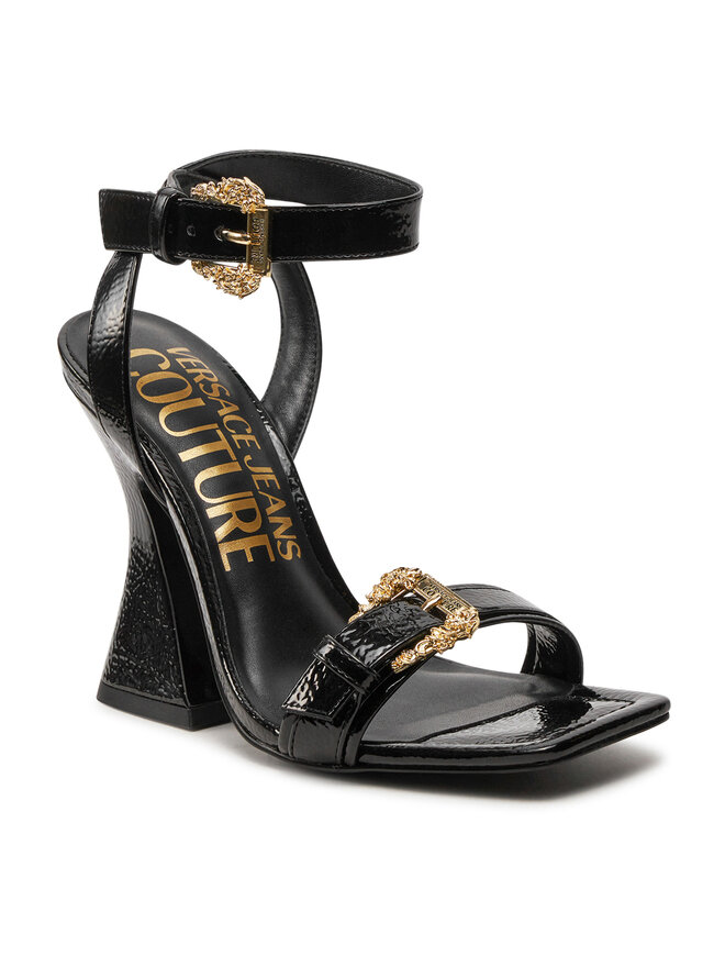 Versace Jeans Couture Sandały Versace Jeans Couture 76VA3S36 Czarny