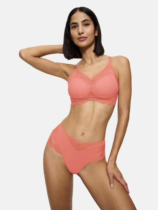 Triumph Triumph Klasične spodnje hlačke Lift Smart Bandeau Maxi EX 10215945 Koral