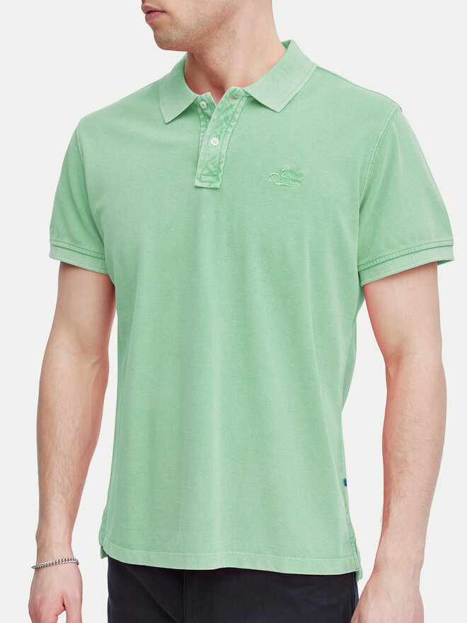 Blend Blend Pólóing 20716907 Zöld Regular Fit