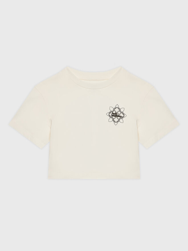 Jack Wolfskin Jack Wolfskin T-Shirt Teen Mosaic 1609841 Weiß Regular Fit