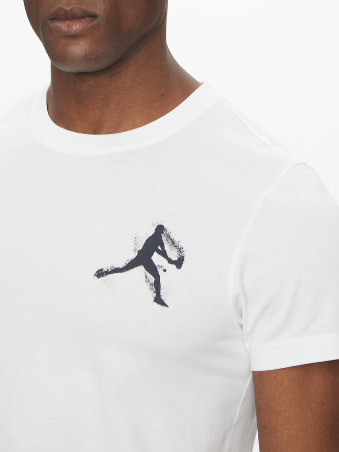 Lacoste Lacoste Marškinėliai TH1044 Balta Regular Fit