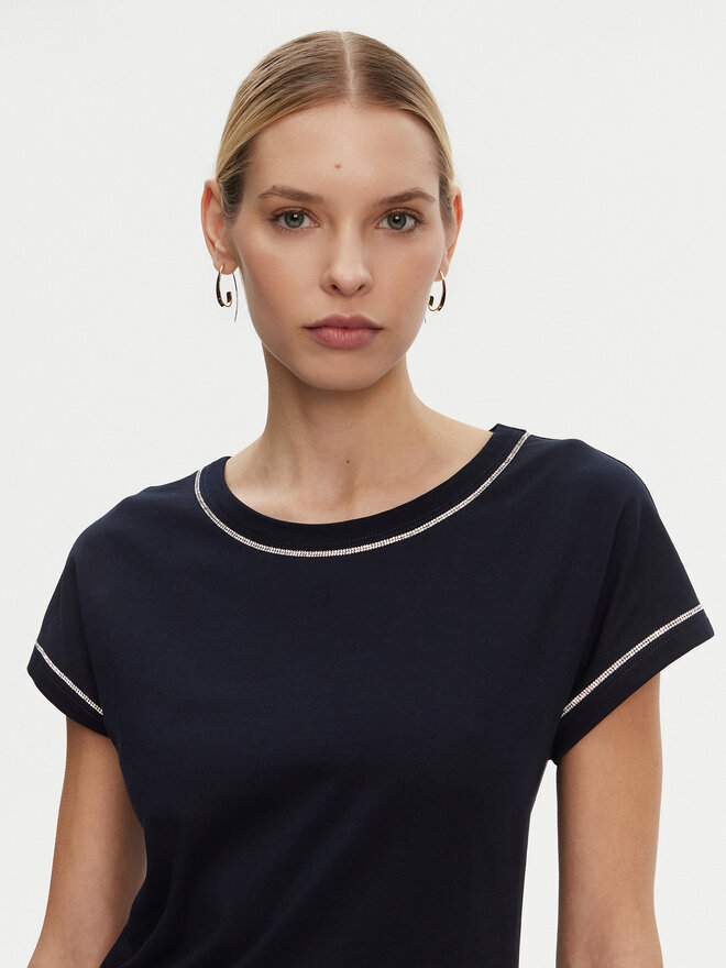 Luisa Spagnoli Luisa Spagnoli Camiseta Brescello 542123 Negro Regular Fit