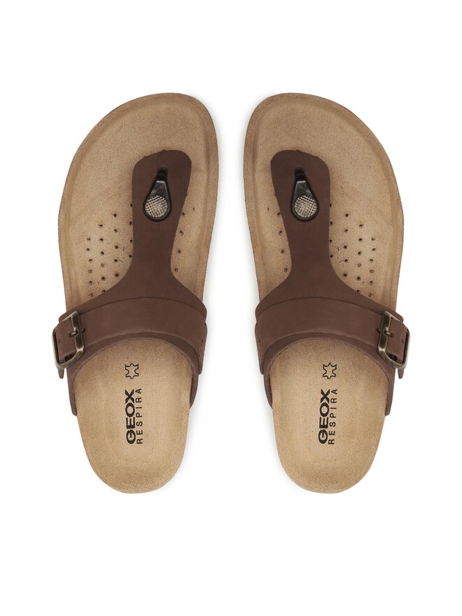 Geox Čības uz pirksta Geox D Brionia D35LSK00032C6009 Brūns