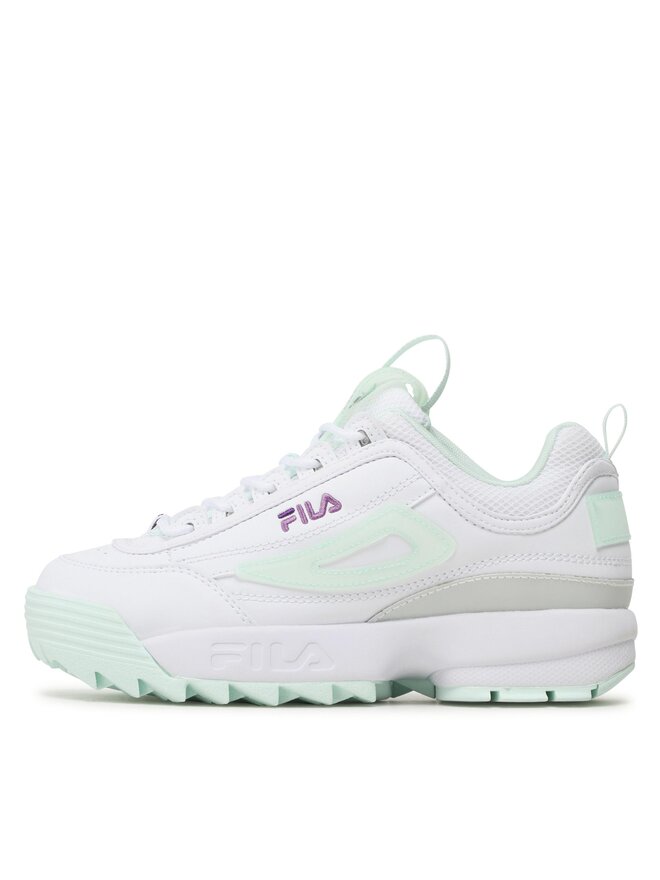White fila disruptor junior on sale