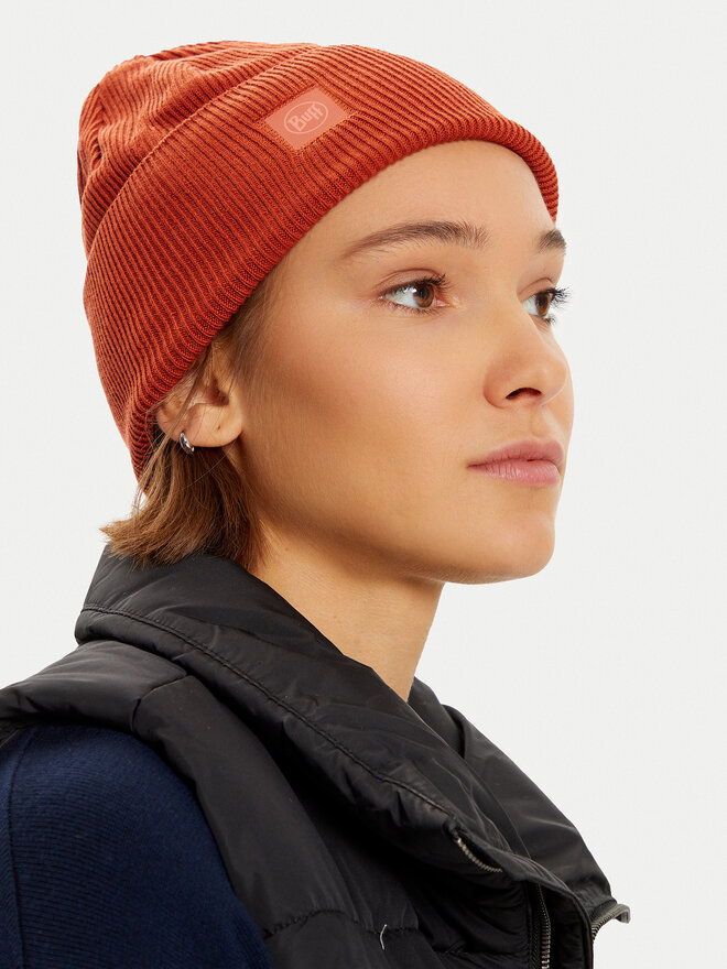 Buff Шапка Buff Crossknit Beanie Solid 132891.330.10 Кафяв