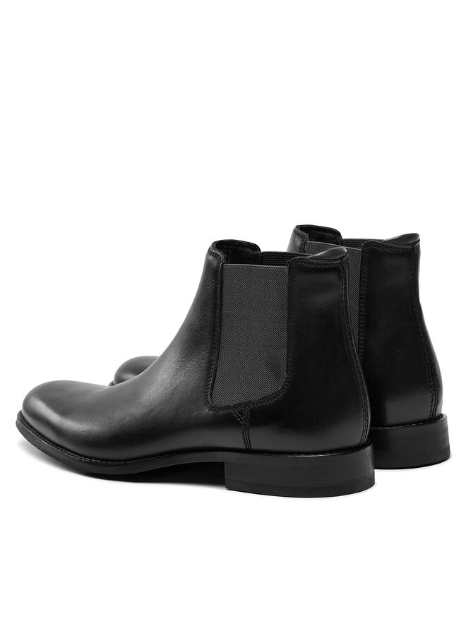 Clarks Členková obuv s elastickým prvkom Clarks Craftarlo Top 261734607 Čierna