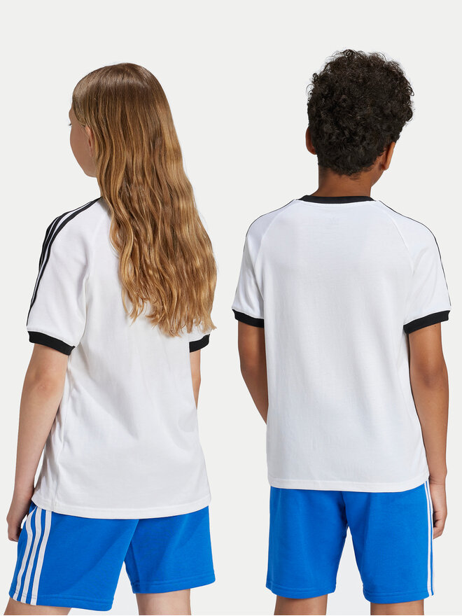 adidas adidas Marškinėliai 3-Stripes JE0515 Balta Regular Fit