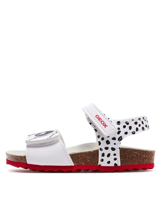 Geox Sandále Geox B Sandal Chalki Girl B452RB 0003W C0404 S Biela