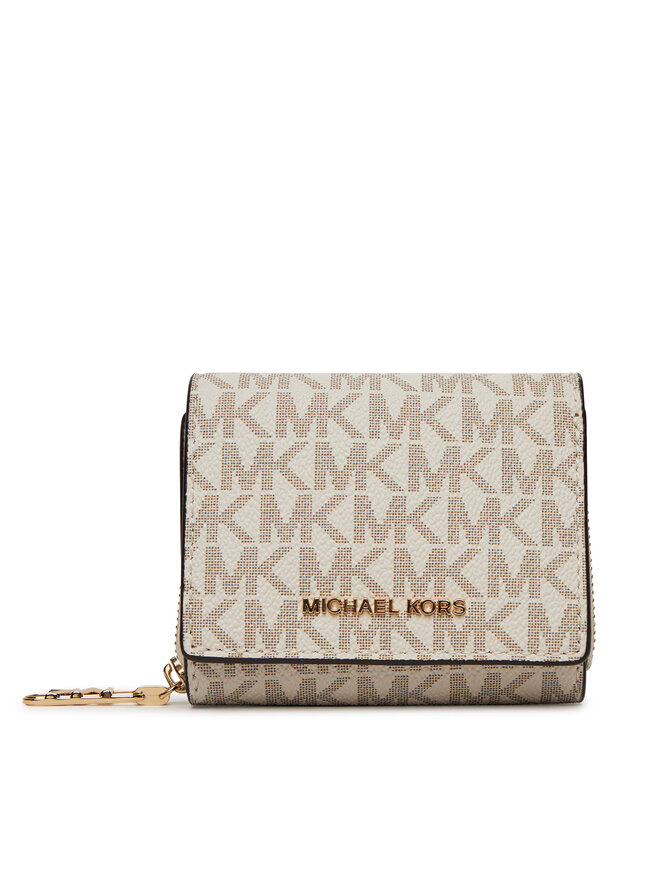 MICHAEL Michael Kors Mały Portfel Damski MICHAEL Michael Kors 32S5G8ED8B Écru
