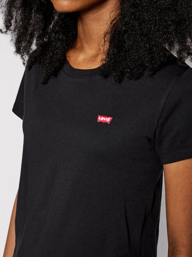 Levi's® Levi's Marškinėliai Perfect Tee 39185-0008 Juoda Regular Fit