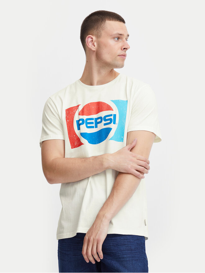Blend Blend Camiseta 20716807 Blanco Regular Fit