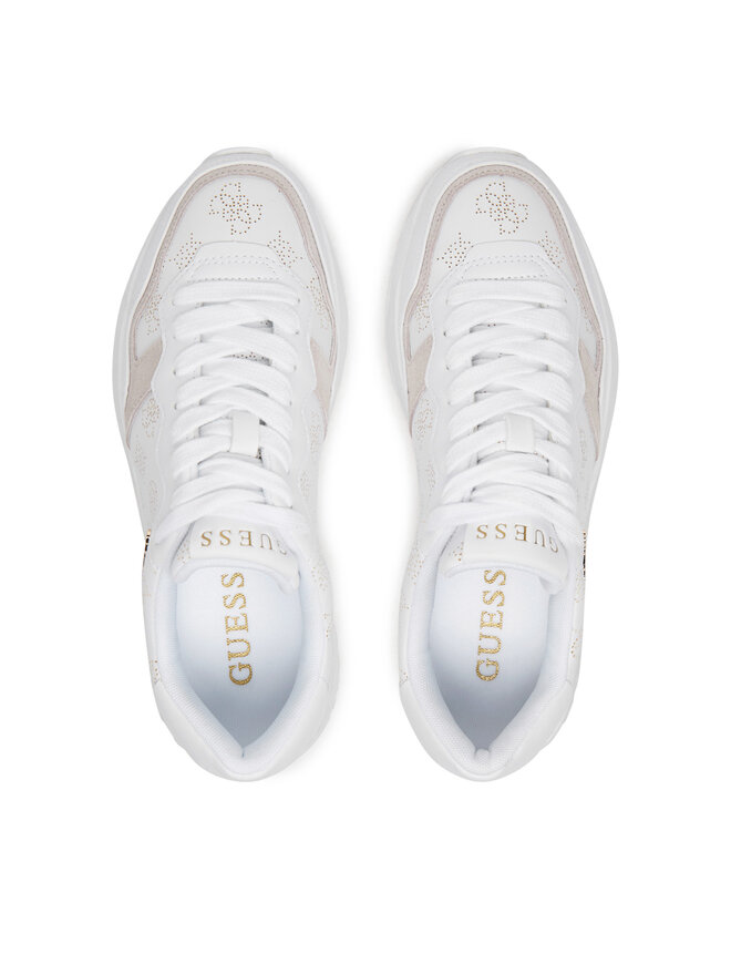 Guess Сникърси Guess FLPVI3 LEL12 Бял