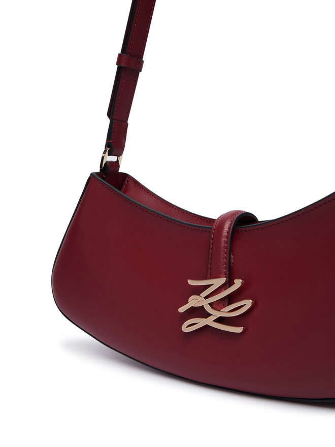 KARL LAGERFELD Handtasche KARL LAGERFELD B4W30208 Dunkelrot