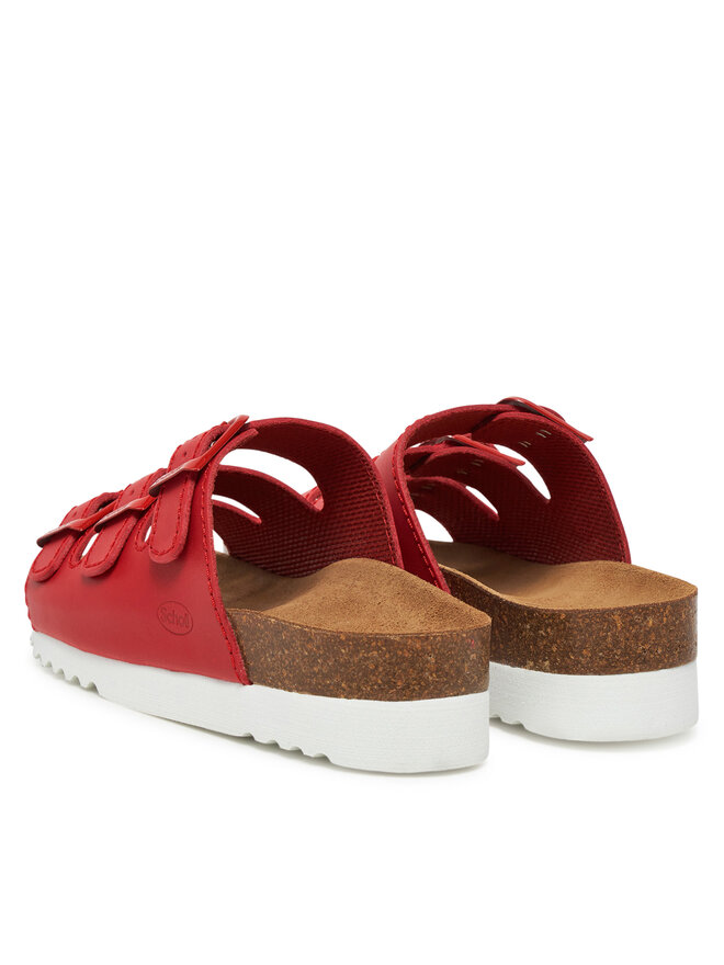 Scholl Šľapky Scholl Rio Wedge Ad MF32151 Červená