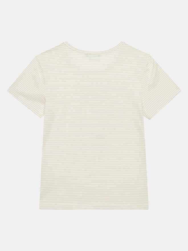 United Colors Of Benetton United Colors Of Benetton T-shirt 30DDC10HT Écru Regular Fit