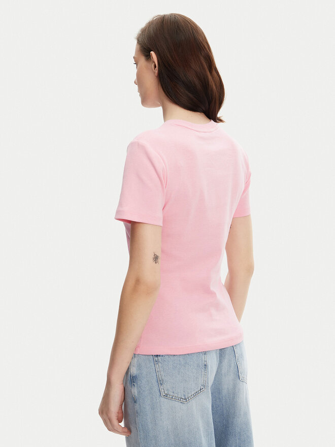 Tommy Hilfiger Tommy Hilfiger Camiseta New Cody WW0WW40587 Rosa Slim Fit