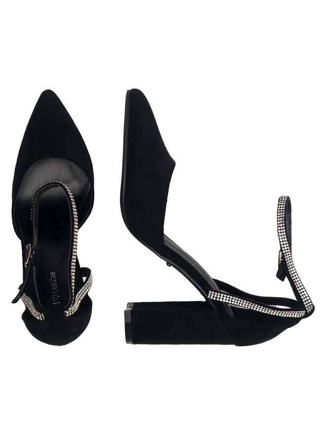 DeeZee Czółenka DeeZee LISA KL-HT4587-21 Czarny