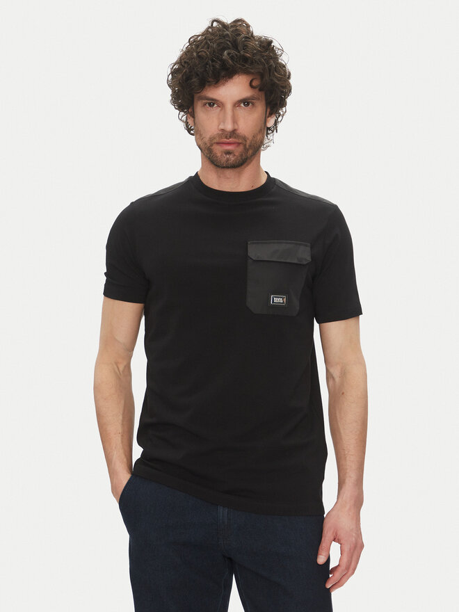 KARL LAGERFELD KARL LAGERFELD Póló 755037 552221 Fekete Regular Fit