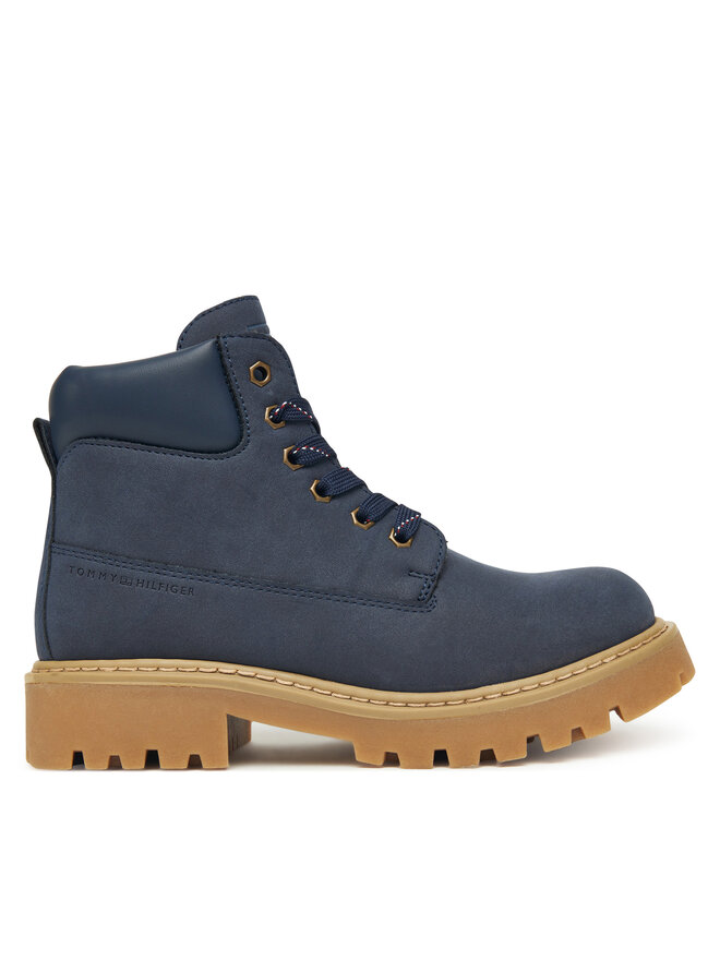 Tommy Hilfiger Pohodni čevlji Tommy Hilfiger T3X5-34125-1269 D Mornarsko modra
