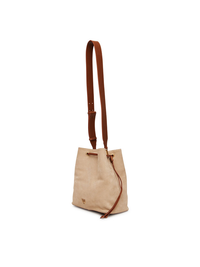 PINKO Handtasche PINKO Secchiello Classic PE 25 PLTT 104305 A2CC Beige