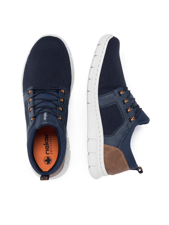 Rieker Pantofi Rieker B7796-14 Bleumarin