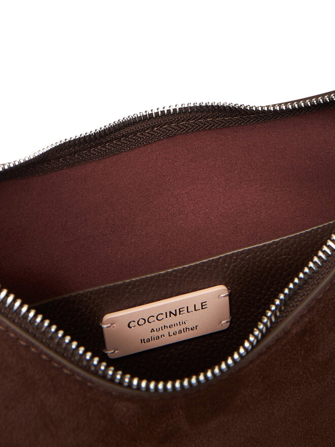 Coccinelle Сумка Coccinelle QKG Coccinellesunup Suede E1 QKG 13 02 01 Коричневий