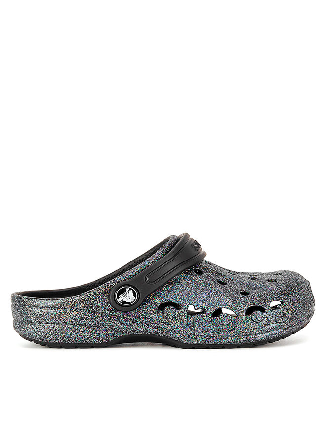 Crocs Чехли Crocs BAYA GLITTER CLOG 207015-0C4 Черен