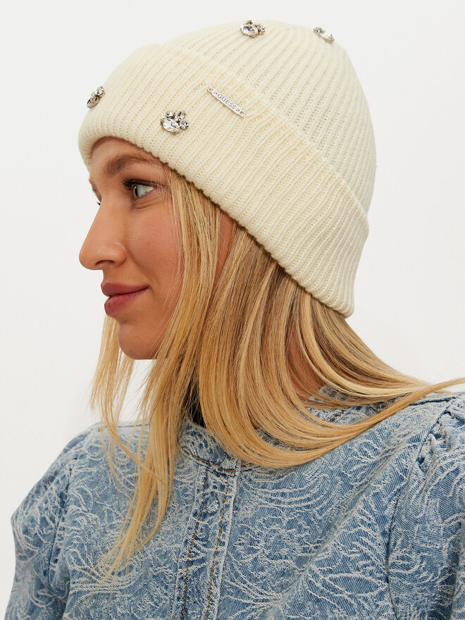 Guess Čepice Guess AW5198 POL01 Écru