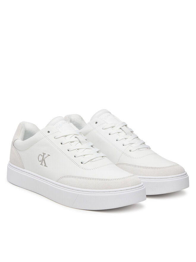 Calvin Klein Sneakers Calvin Klein Classic Cups Oxf Tmb Lth-Su Tc HM0HM02354 Weiß