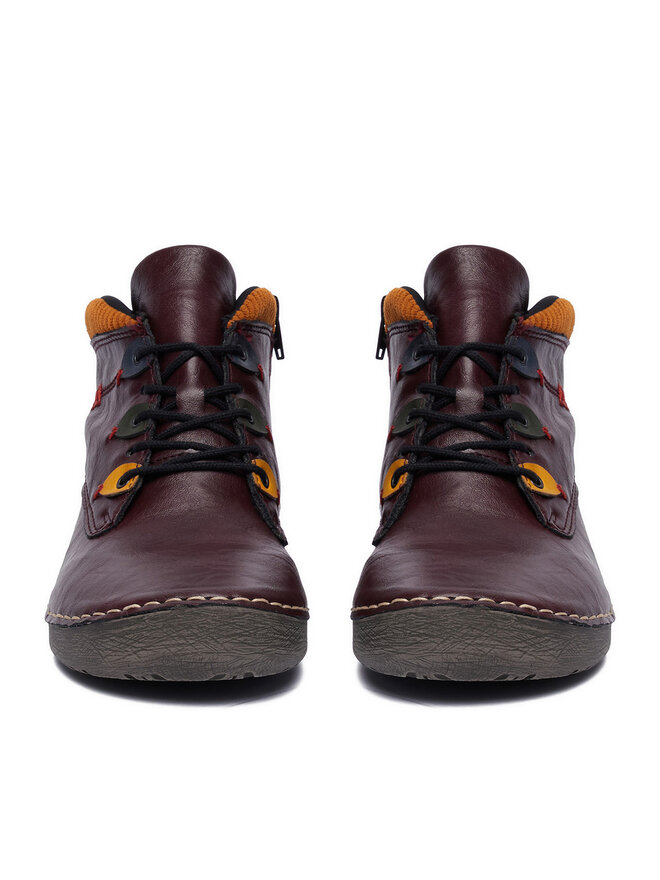 Rieker Schnürschuhe Rieker CEO-52544-30 Dunkelrot