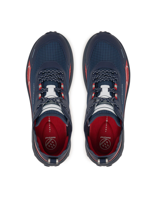Tommy Hilfiger Sneakers Tommy Hilfiger The Canyon X M Mix Runner Wpm FM0FM06066 Dunkelblau