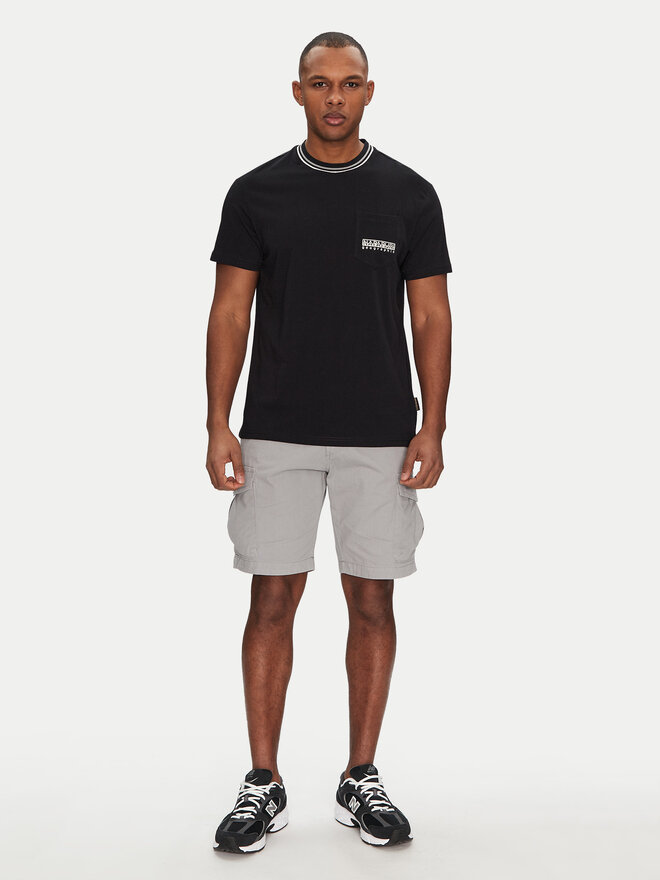 Napapijri Napapijri Camiseta S-Murlo NP0A4IEJ9411 Negro Regular Fit