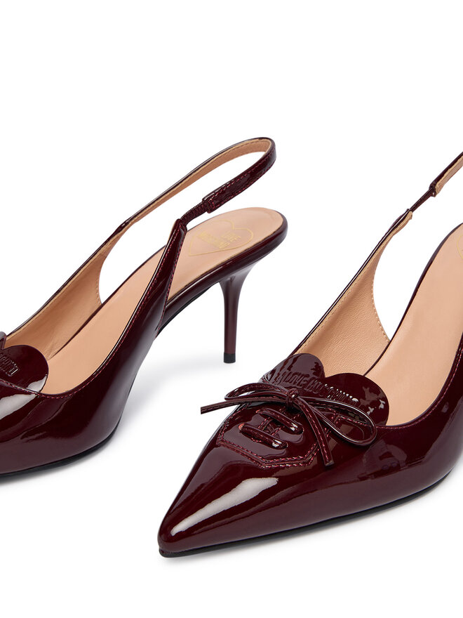 LOVE MOSCHINO Γόβες LOVE MOSCHINO JA10517G0NIH0556 Μπορντό